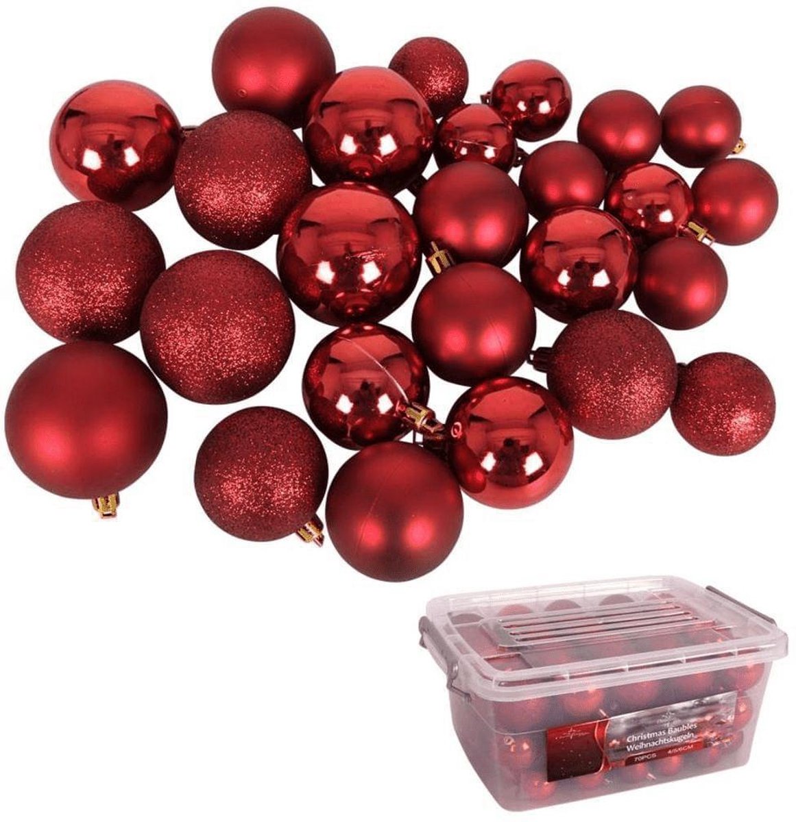 Boîte de rangement boules de Boules de Noël - Boîte de rangement